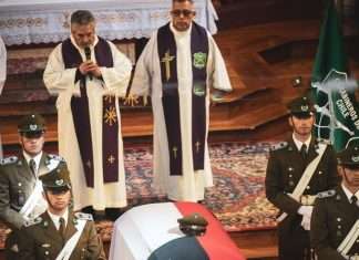 Presidente Kast asiste al funeral de Estado del carabinero asesinado en el sur: «El crimen no quedará impune»