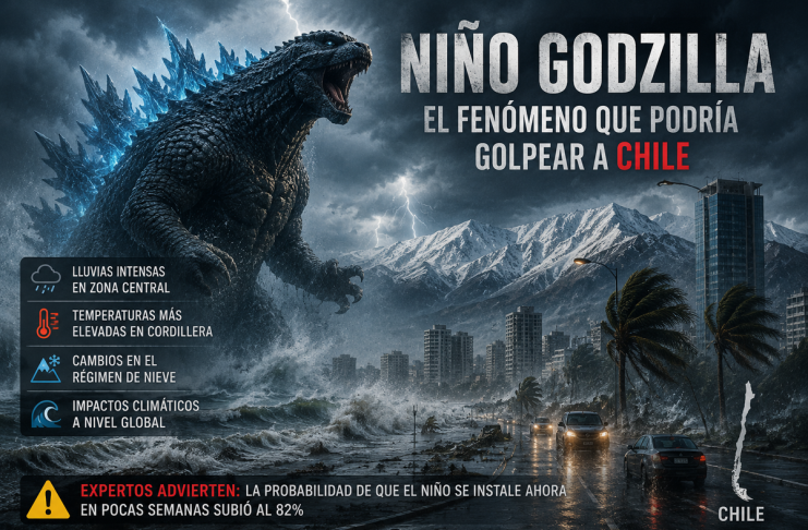 Expertos alertan posible llegada anticipada del “Niño Godzilla” a Chile